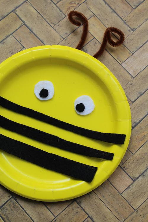 Bumble Bee Paper Plate Craft