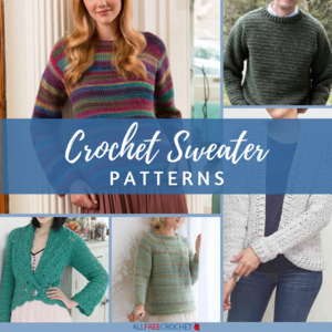 35+ Crochet Sweater Patterns (Free) | AllFreeCrochet.com