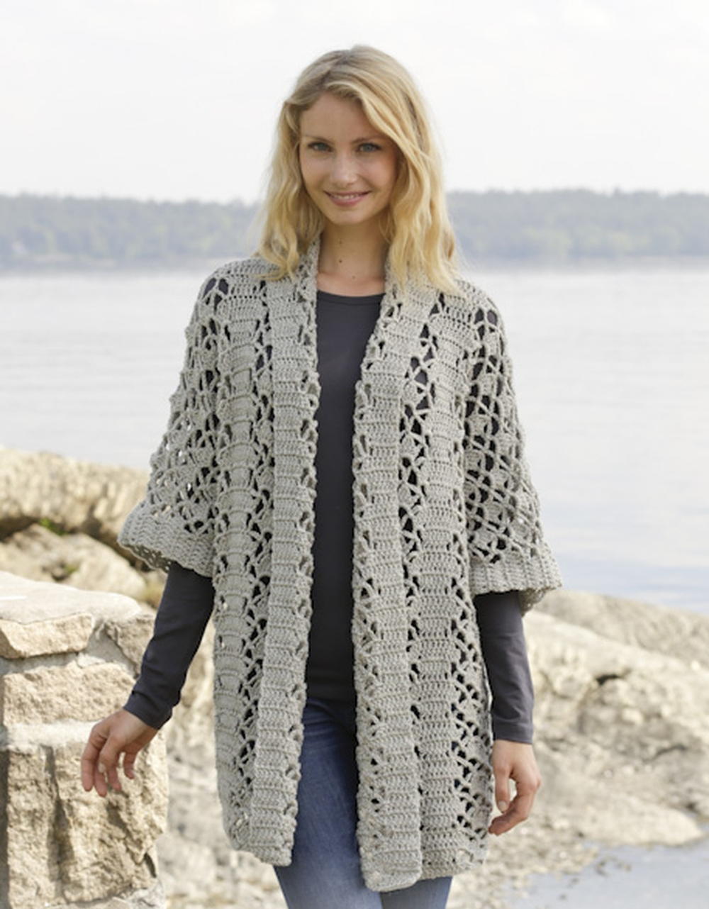 Leah Crochet Sweater main image 0