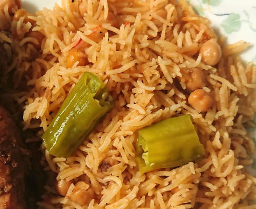 Allergy Friendly Chana Pulao