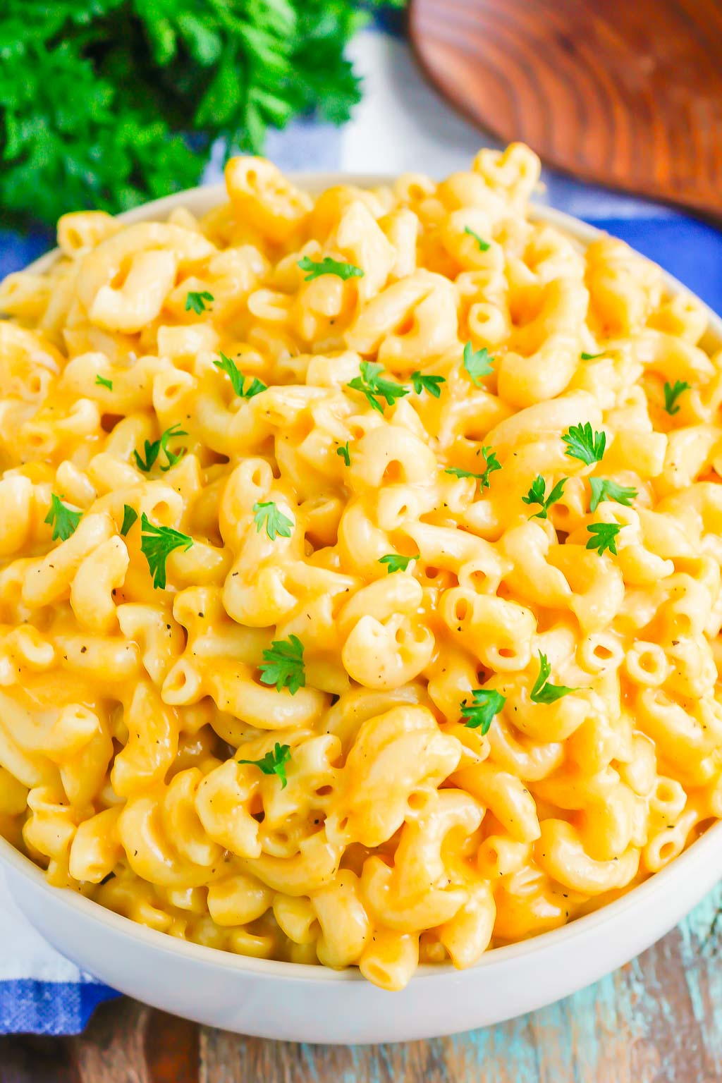 Instant Pot Creamy Macaroni and Cheese.