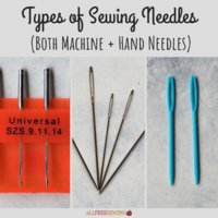 Hand Sewing Needle Sizes & Types | AllFreeSewing.com
