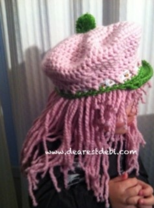 Strawberry Shortcake Inspired Hat and Wig