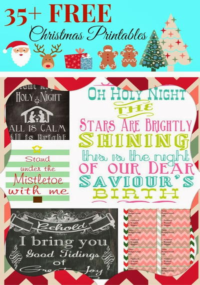 35+ Free Christmas Printables for Crafting, Scrapbooking & More Projects