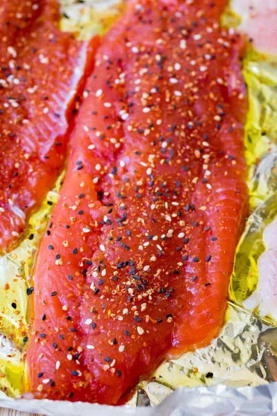 Traeger Grilled Salmon with Togarashi