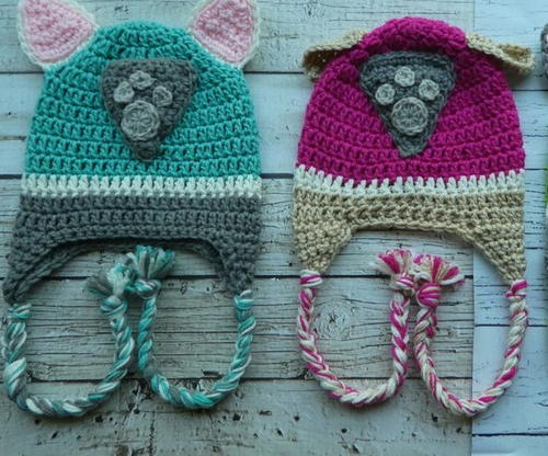 Paw Patrol Hat And Mitten Set Allfreecrochet Com