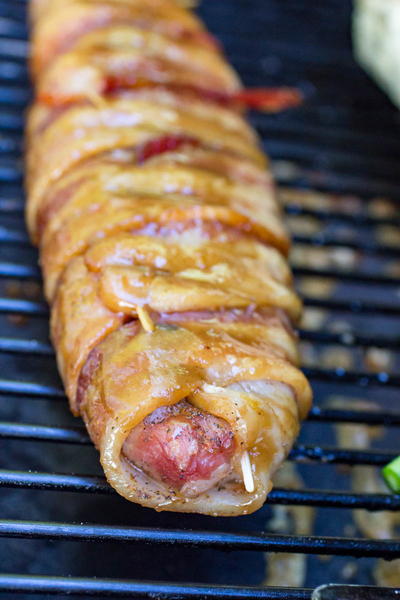 Grilled Bacon-Wrapped Pork Tenderloin