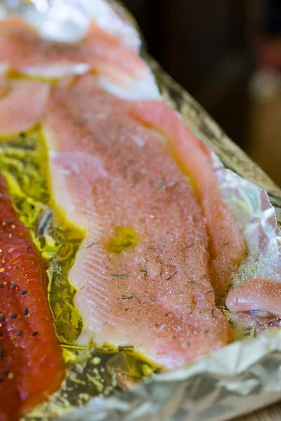 Traeger Grilled Lemon Dill Salmon