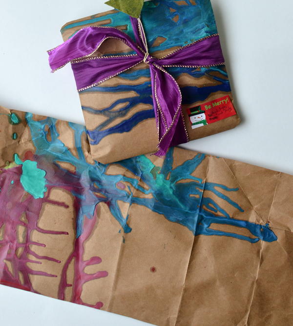 Download Melted Crayon Wrapping Paper | FaveCrafts.com