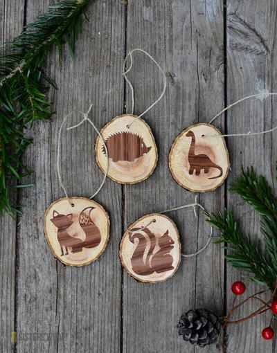 DIY Woodland Animal Ornaments