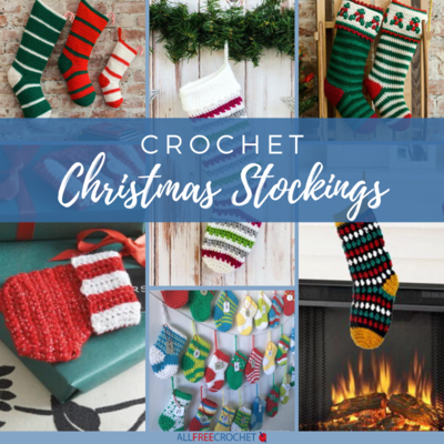 Download Free 34 Crochet Christmas Stockings Free Allfreecrochet Com PSD Mockup Template