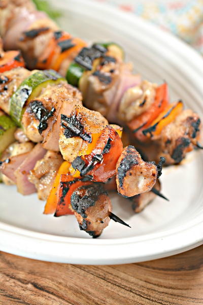 Grilled Chicken Kabobs with Vegetables – Keto Approved