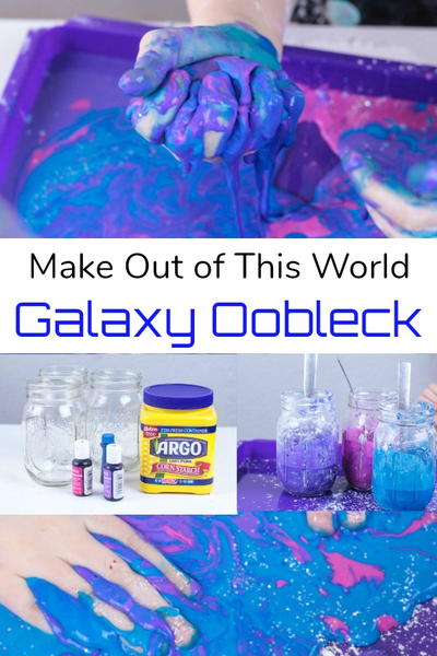 How to Make Out of This World Galaxy Oobleck
