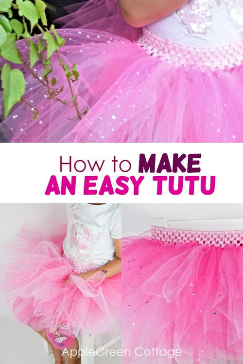 The Easiest Tutu Skirt You Can Make Now!