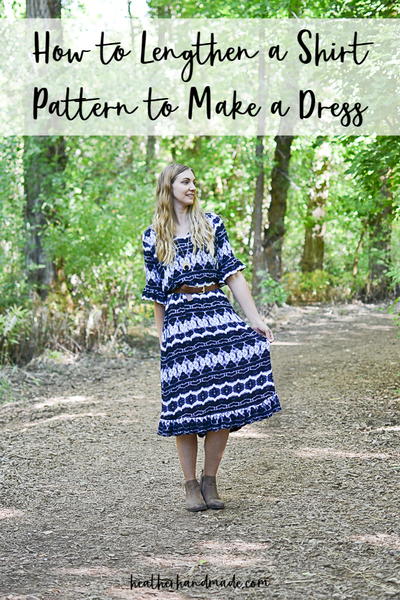 How to Lengthen a Pattern To Make a Dress