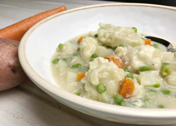 Slow Cooker Chicken and Dumplings from Scratch