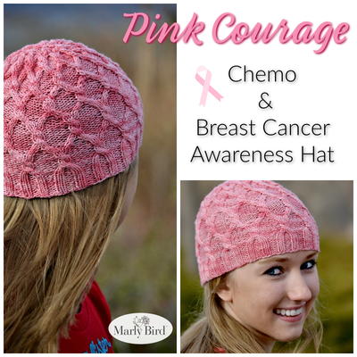 Pink Courage Chemo and Breast Cancer Awareness Hat