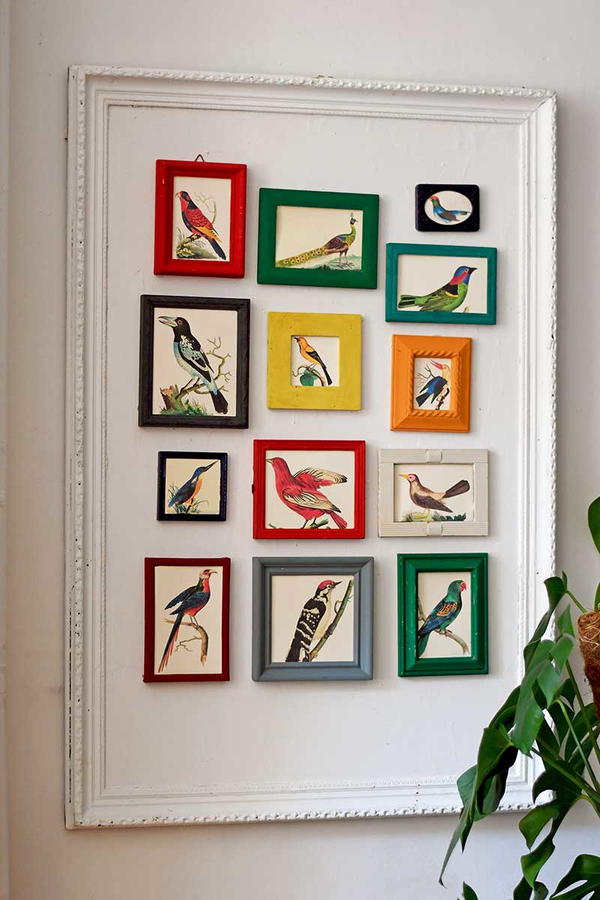 Stunning Repurposed Gallery Wall