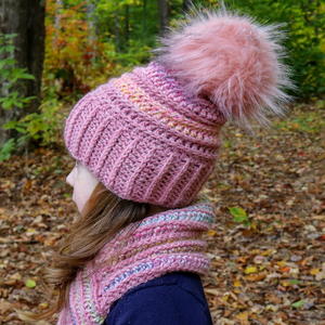 Child Hat and Cowl Set