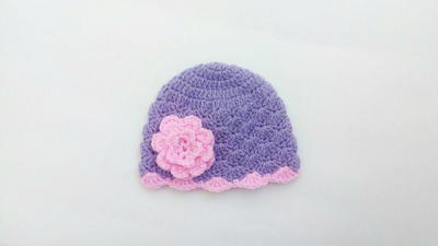 Crochet Flower Hat Pattern