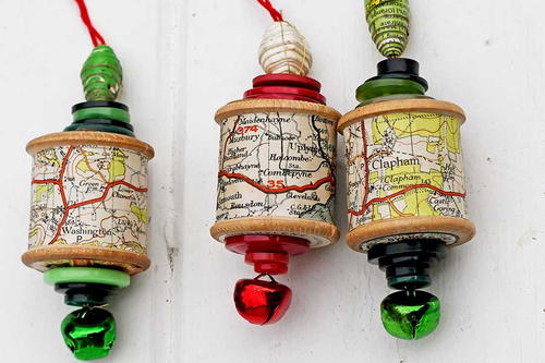 Map Thread Ornaments
