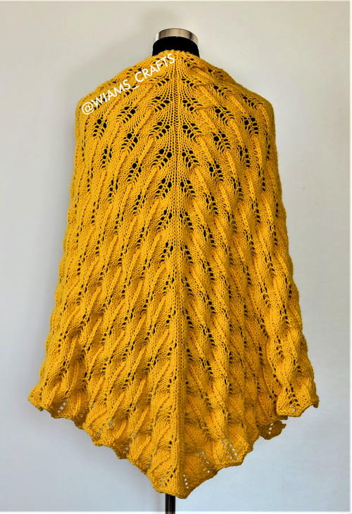 Sunflower Swirls Shawl