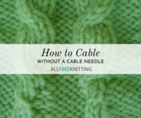 Cabling Without a Cable Needle