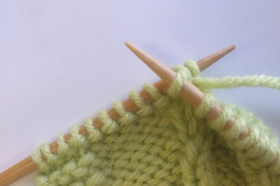 Right Twist Knitting Step 3