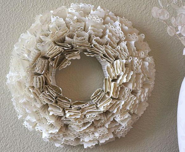 Book Wreath