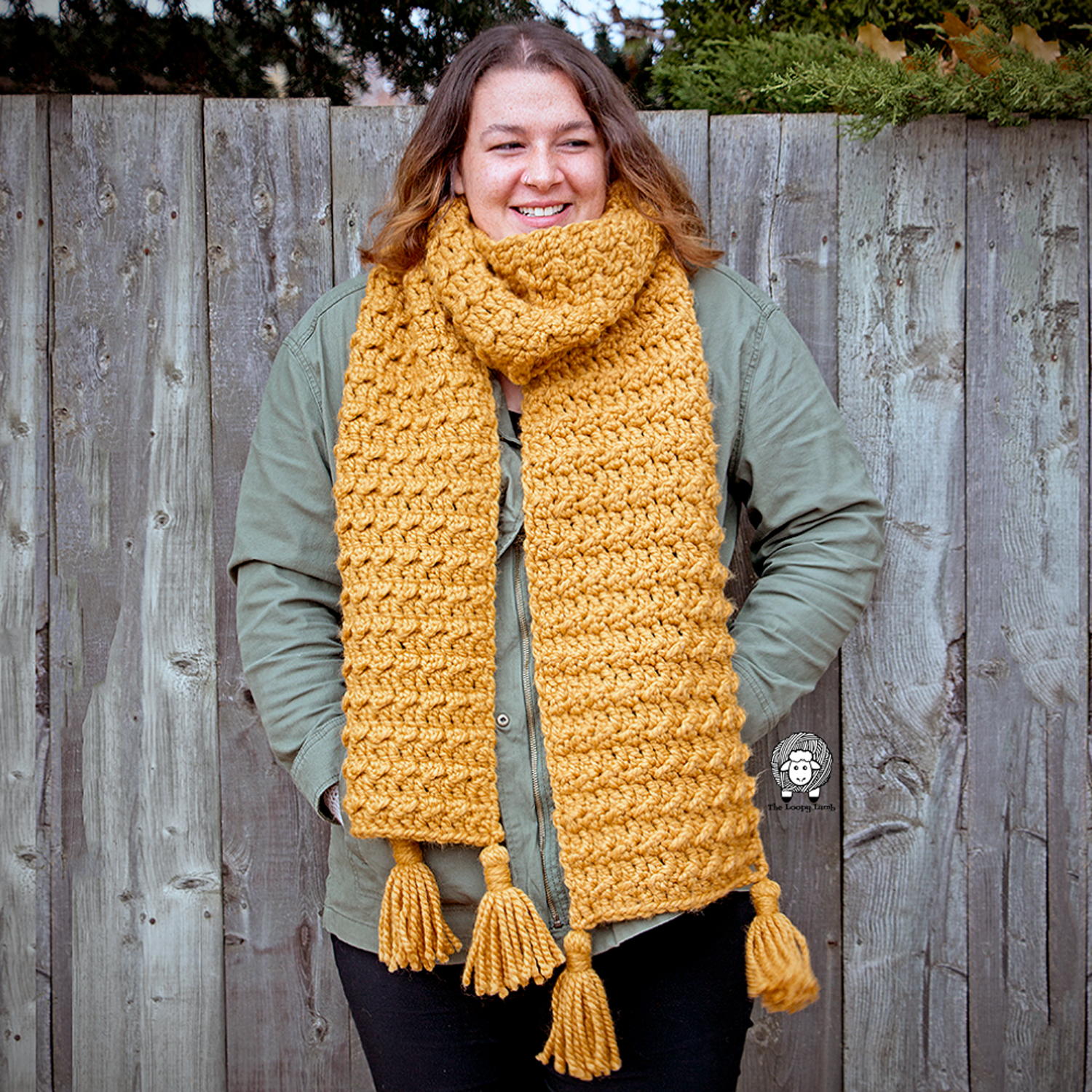 The Heather Super Scarf | FaveCrafts.com