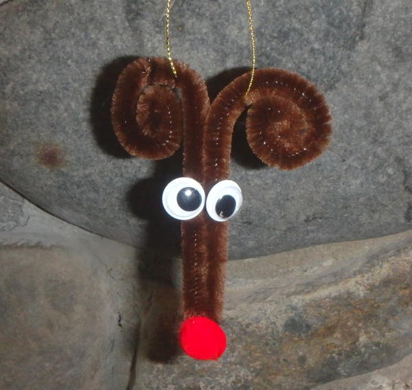 Googly Eyed Deer Ornament