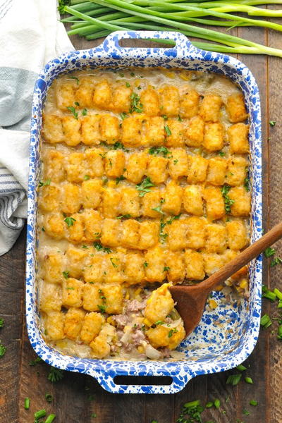 Tater Tot Cowboy Casserole