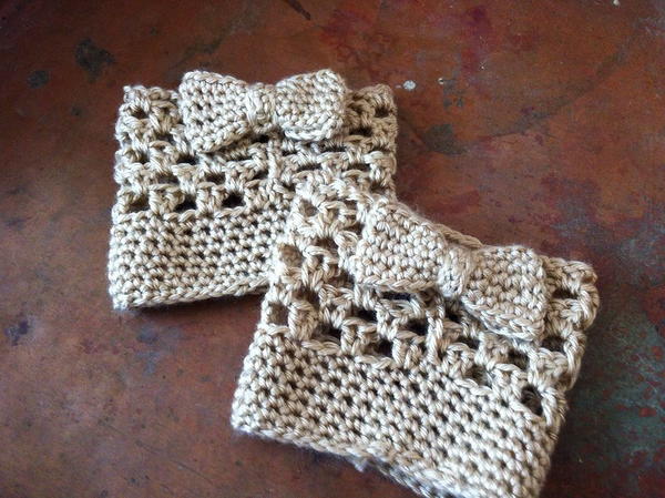 Bow Boot Cuffs