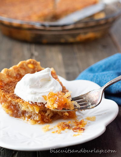 Easy Coconut Pie with a Crispy Top