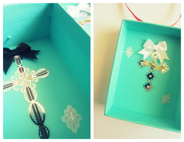 Christmas Cross Box Ornaments