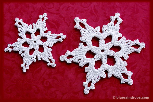 Crochet Snowflake Santorini