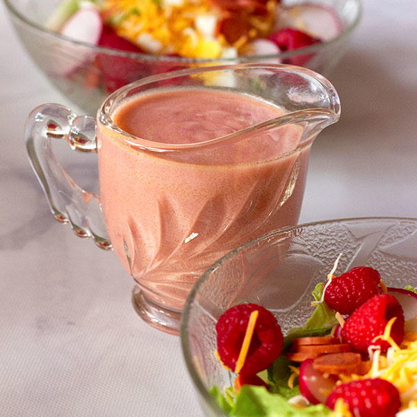 Vinaigrette Recipe with Raspberries and Yogurt