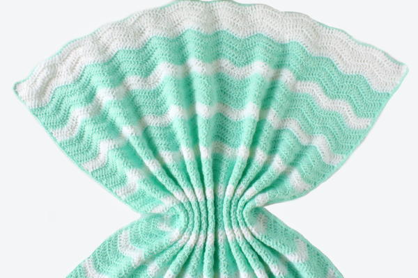 Summer Waves Baby Blanket