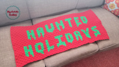 Haunted Holidays Lapghan CAL