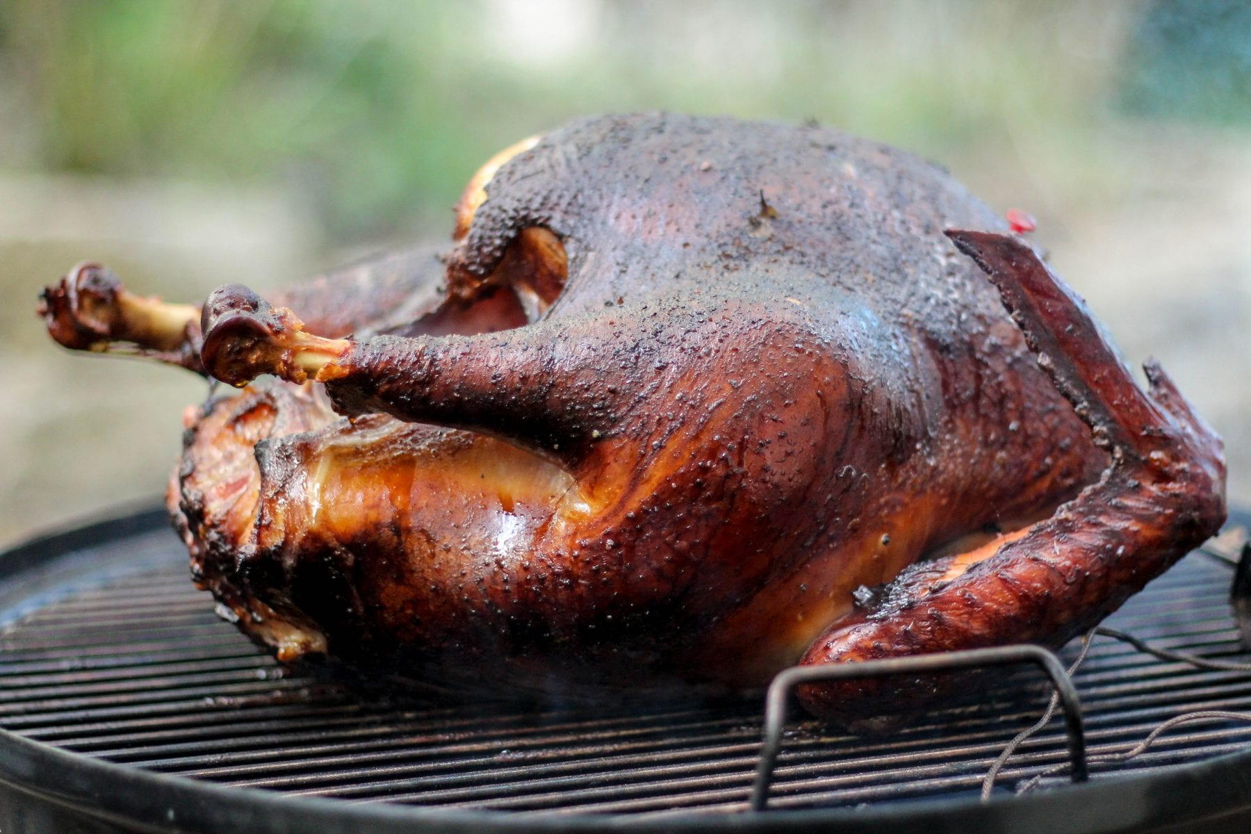 HOW TO SMOKE A WHOLE TURKEY FOR THANKSGIVING | FaveSouthernRecipes.com How Long Is A Smoked Turkey Good For