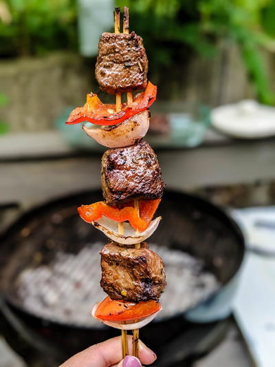 MARINATED BEEF KABOBS