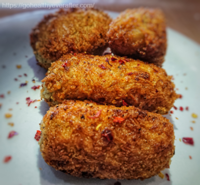 potato croquettes with cheese