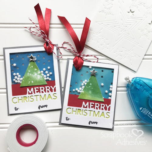 Merry Christmas Shaker Gift Tags