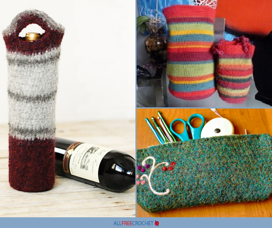 How to Felt Crochet Projects