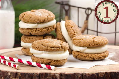 Gingerbread Cream Cookies