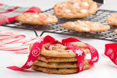 White Chocolate Peppermint Snaps