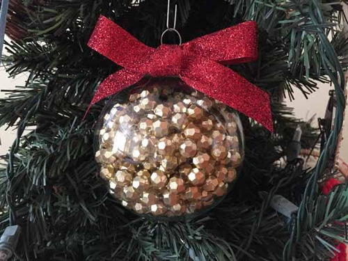 Bead Garland Christmas Ornament