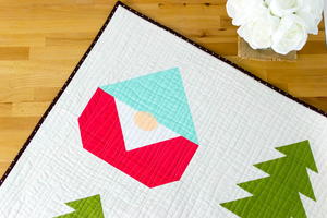 Gnome Christmas Quilt Block Pattern