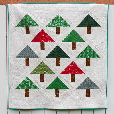 Little Evergreen Trees Quilt Pattern