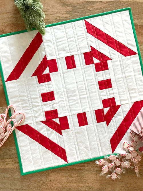 Peppermint Mini Quilt Pattern